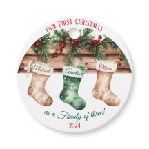 Elegant Jul - vattenfärg Botaniskt