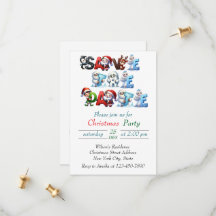 Elegant Jul - vattenfärg Botaniskt