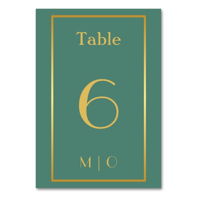 Elegant julbord nummer bordsnummer (Baksidan)