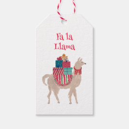 Elegant Julbrödsten Hand-Illustrated Presentetikett