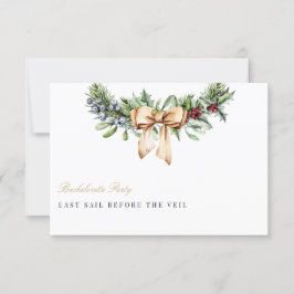 Elegant juldekoration Söstergruppen fest-kort Inbjudningar