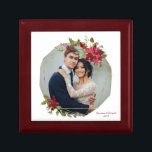 Elegant Julens geometriska andningsfoto (Geometric Minnesask<br><div class="desc">Elegantens Geometric WAN Helgdag-foto-låda med foto- och snyggtens geometriska ram och moderna blommigt. En underbar gåva till nygifta eller till er själva, och ett sött ställe för att lagra lycklig minnen. Enkel att anpassa med text, typsnitt och färg. Skapat av Zazzle pro designer BK Thompson © exklusivt för Cedar and...</div>