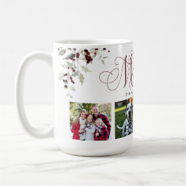 Elegant julfamilj foto jul kaffemugg