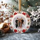 Elegant Julfamilj - foto Ornament<br><div class="desc">Fånga julhelgens magi med vår Elegant julfoto Ornament. Designad med en perfekt blandning av tidlös elegans och festlig charm,  är den här prydnaden en underbar nyckelfråga för din familj. Matchande artiklar i vår Elegant julsamling</div>
