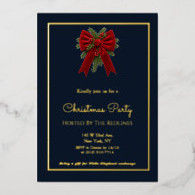 Elegant julfest med marinblått och guld