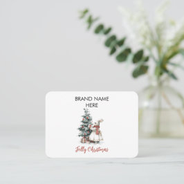 Elegant julfirmanakort | Ditt varumärke Visitkort