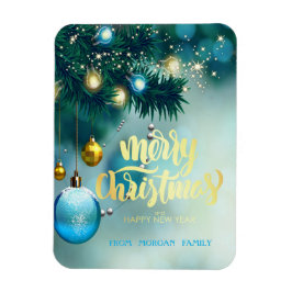 Elegant Julgran,Bollar,StjärnHelgdag Magnet