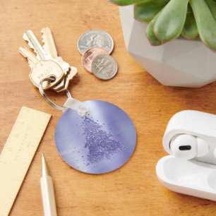 Elegant Julgran Charming Lavender Lila Nyckelring