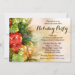 Elegant Julgran Julfest Inbjudningar