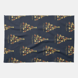 Elegant Julgran kökshanddukar