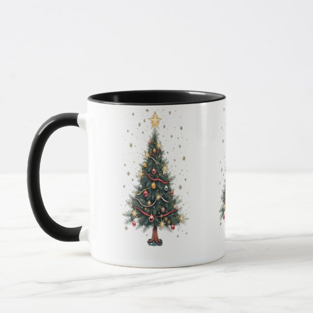 Elegant Julgran Mugg (Vänster)