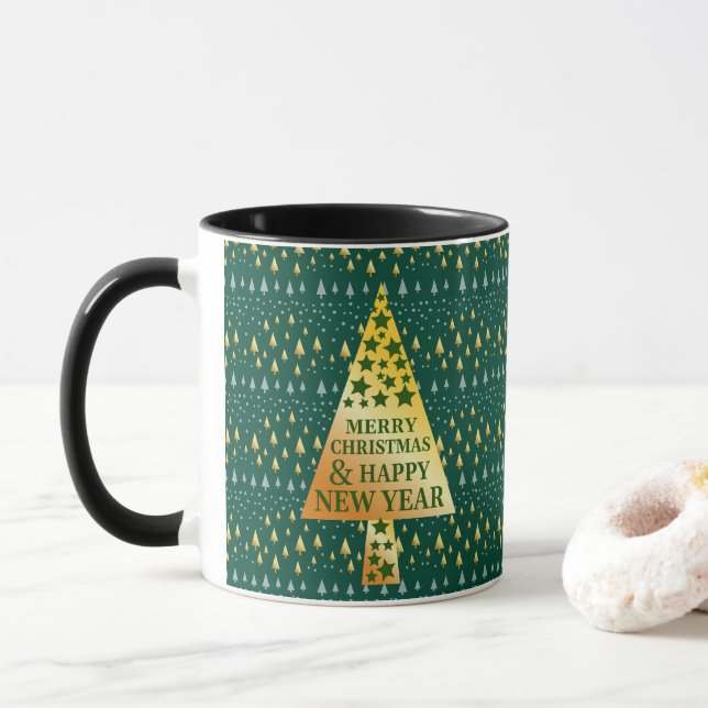 Elegant Julgran Mugg (Med munk)