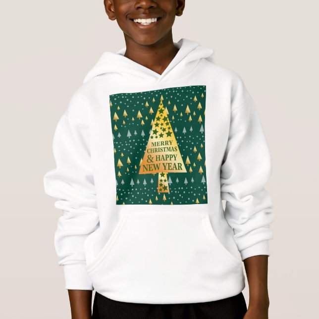 Elegant Julgran T Shirt (Framsida)