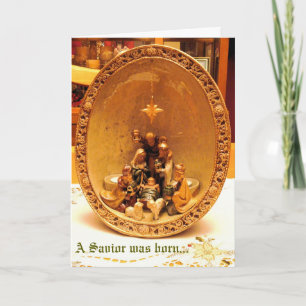 Elegant juljulkrubbadesign w/Verse Helgkort