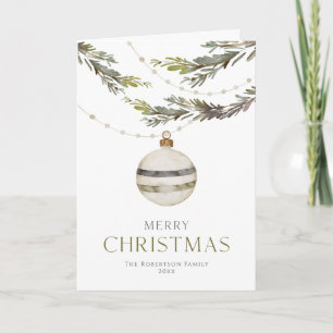 Elegant julklapp för prydnadsföremål helgkort