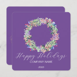 Elegant julkort i akvarell