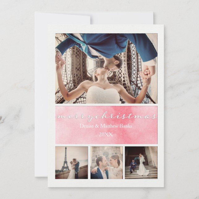 Elegant julkort inbjudningar (Framsida)