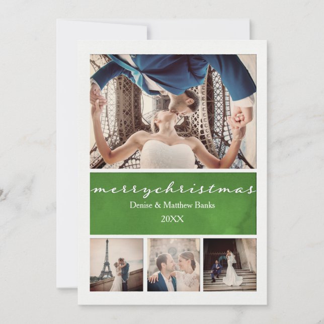 Elegant julkort inbjudningar (Framsida)