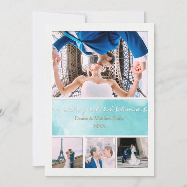 Elegant Julkort Inbjudningar (Framsida)