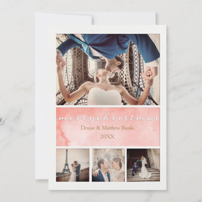 Elegant julkort inbjudningar (Framsida)