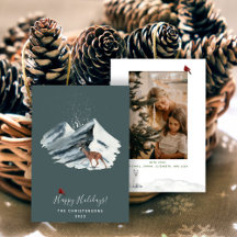 Elegant jullvinter - bergsfoto