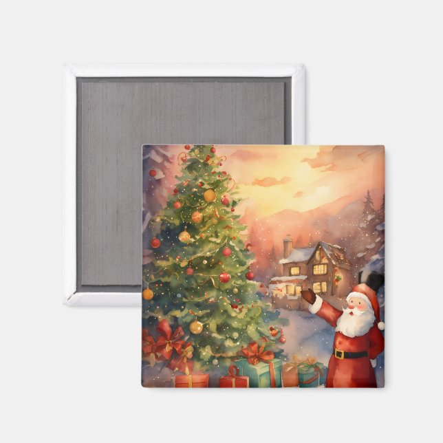 Elegant julmagnet magnet (Front/Back)