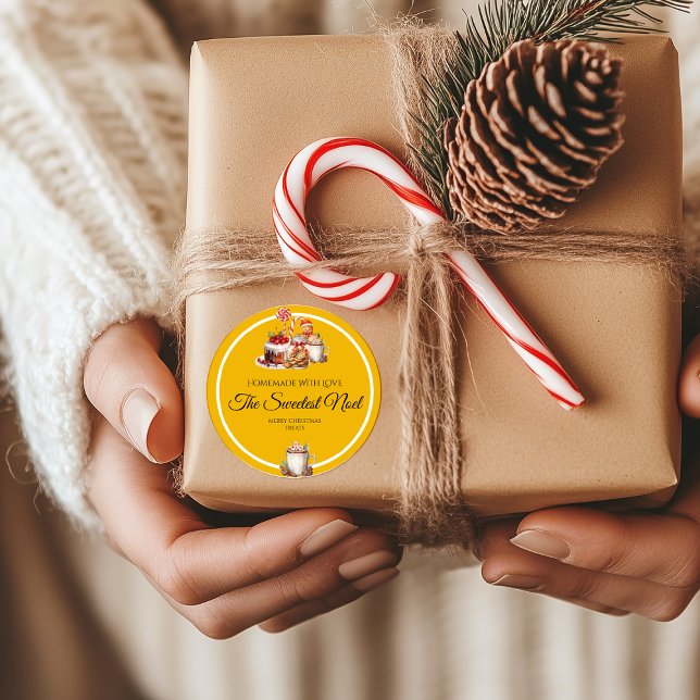 Elegant julmärkets etikett | Den sötaste Noel (Skapare uppladdad)