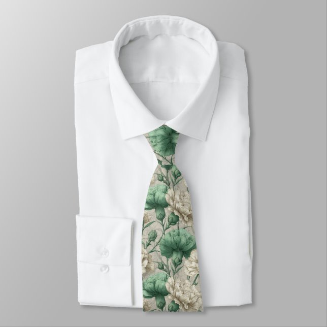 Elegant julpresent till pappa nejlika slips (Bunden)