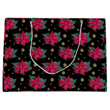 Elegant Julstjärna Blommönster