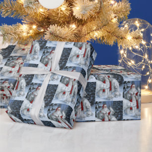 Elegant Jultomten och Polar Björnar jul Presentpapper