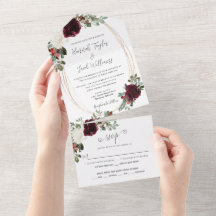 Elegant Julvinter-bröllop