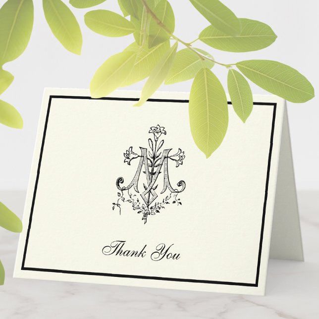 Elegant Jungfru Maria religiös katolsk blomster  Helgkort (Skapare uppladdad)