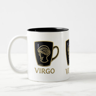 Elegant Jungfrun Zodiakmugg Två-Tonad Mugg