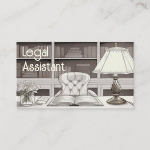 Elegant Juridisk assistent Visitkort