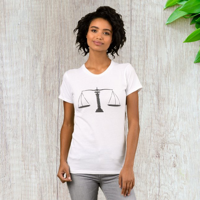 Elegant Justice Scales T Shirt (Skapare uppladdad)