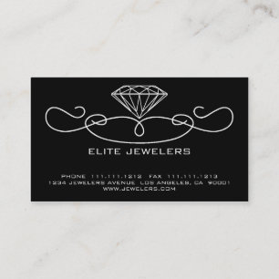 ELEGANT JUVELERAREDIAMANT VISITKORT