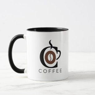 Elegant Kaffe Monogram Mugg