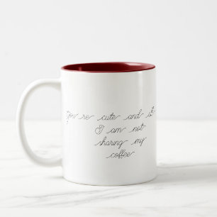 Elegant Kaffe Mugg-Perfekt-gåva till kaffe älskare Två-Tonad Mugg
