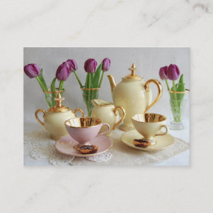 Elegant kaffehusvisitkort visitkort