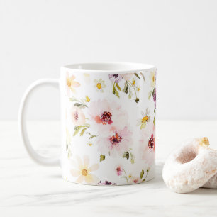 Elegant kaffemugg – Akvarell