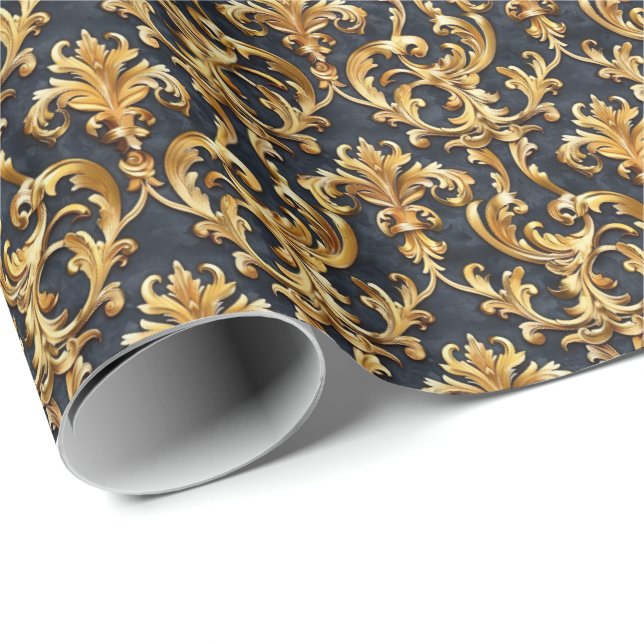 Elegant kakel mönster presentpapper (Rullad Hörn)