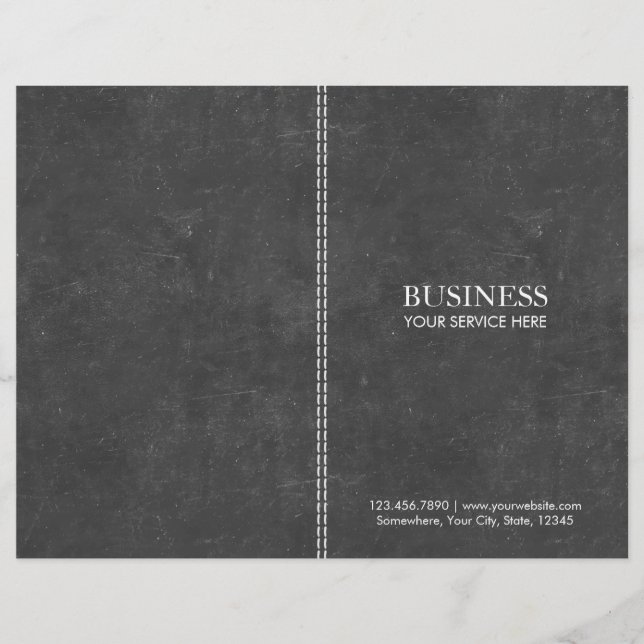 Elegant-kalkboard-dubbelsidig (Framsida)