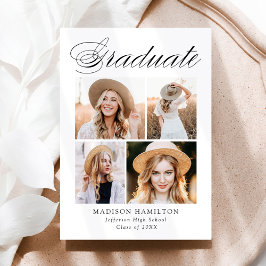 Elegant Kalligrafi 4 Photo Studenten Meddelande