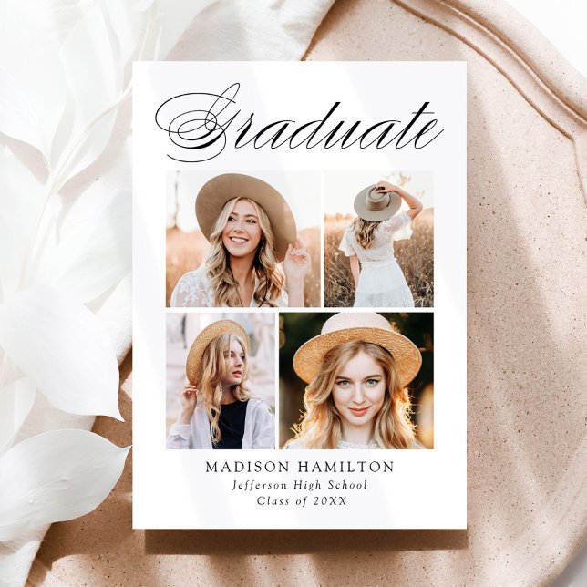 Elegant Kalligrafi 4 Photo Studenten Meddelande (Skapare uppladdad)