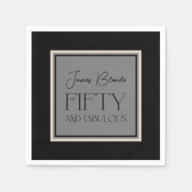 Elegant Kalligrafi 50 & Fabulous Unisex