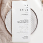 Elegant Kalligrafi Eat and Drink Bröllop Menus Meny<br><div class="desc">Elegant Kalligrafi Eat and Drink Bröllop Menus | Enkel calligrafi Rustic Bröllop Menus Bröllop Menus,  Rustic Bröllop Menu,  Blommigt Wedidng Menu,  Bröllop Bord Menu</div>