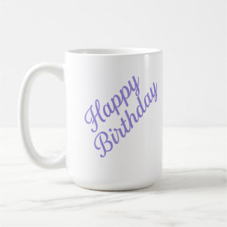 Elegant Kalligrafi för födelsedagar Kaffemugg