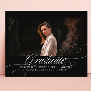 Elegant kalligrafi Foto Gymnasieexamen A