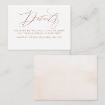 Elegant kalligrafi minimalistisk bröllopsinformati