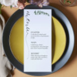 Elegant Kalligrafi, svart och vitt bröllop Meny<br><div class="desc">Fira din speciella dag med lite elegans och en antydan om romantik med hjälp av Bröllop Flat Menu. Designad med noggrann uppmärksamhet på detaljer tillför den här menyn en sofistikerad bild till din bröllopsmottagning. Vår Flat Menu, som är skapad på en jämn och högkvalitativ djurpark, framhäver en förstklassig känsla som...</div>